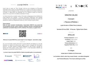 Concert Projet Sing'in