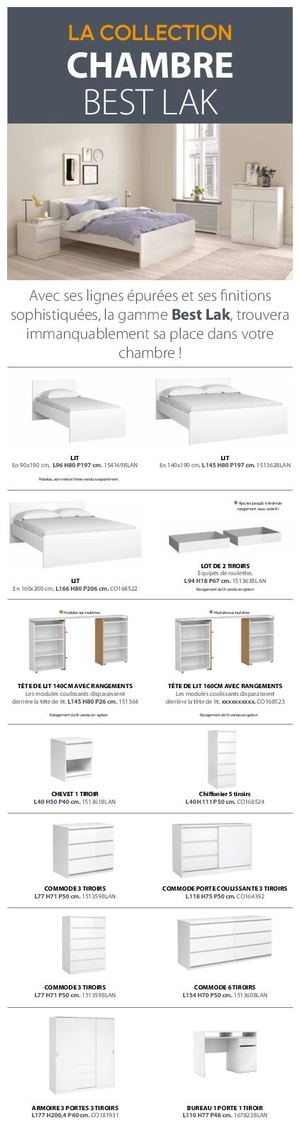 Plv Gamme 1500x400mm Audemi Chambre Best Lak