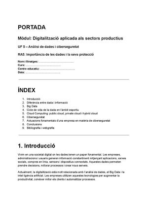 Expert en anàlisi de dades i ciberseguretat