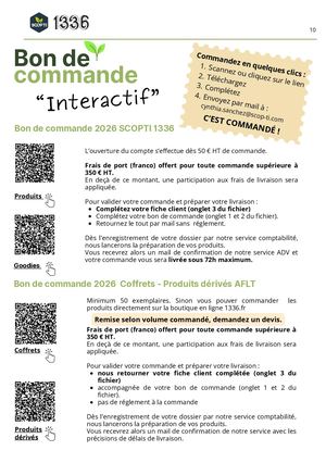 Tous les bons de commande tarifs assos
