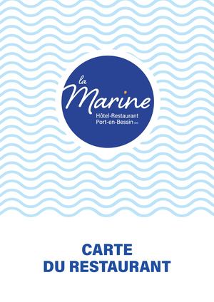 Carte de la Marine Port-en-Bessin 2026