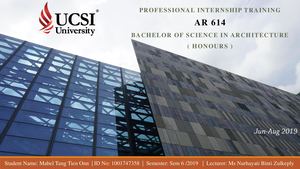 Internship Journal