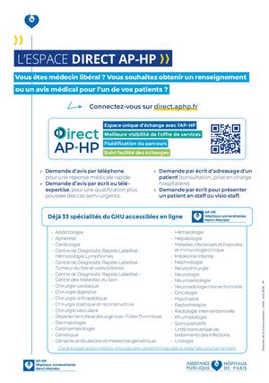 Flyer Direct Ap 2026 Ghu Ap Hp Hôpitaux Universitaires Henri Mondor - Mai 2026