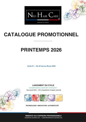Catalogue NHC Cycle01 Printemps 2026 V2