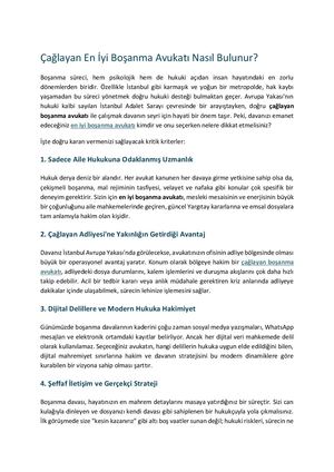 Çağlayan En İyi Boşanma Avukatı Emre Sevimli