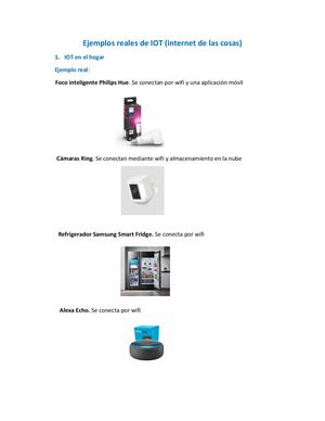 Ejemplos Reales De Iot,