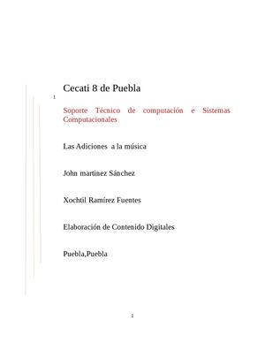 Las Adiciónes A La Música