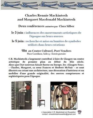 03 - Conférences « Charles Rennie Mackintosh et Margaret Macdonald