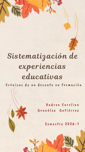 Sistematizacion De Experiencias Educativas