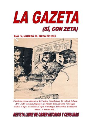 La Gazeta.( sí, con zeta) Mayo 2026