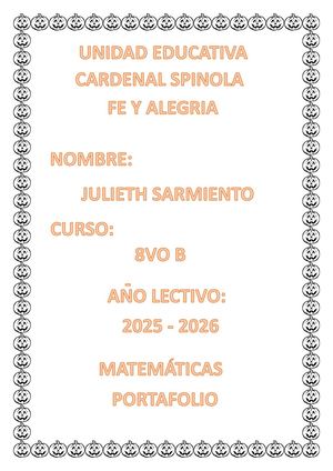Portafolio Sarmiento Julieth