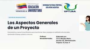 Revista sobre los aspectos generales de un proyecto