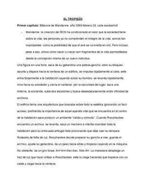 EL TROPIEZO