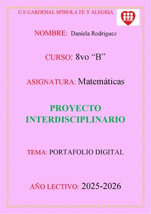 Proyecto Interdisciplinarario