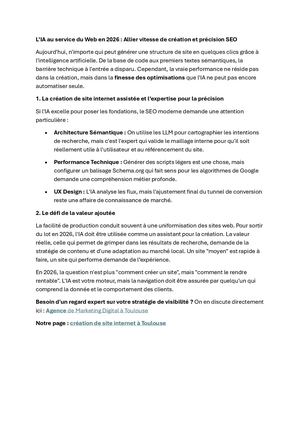 Pdf Creation Site Internet Et Ia
