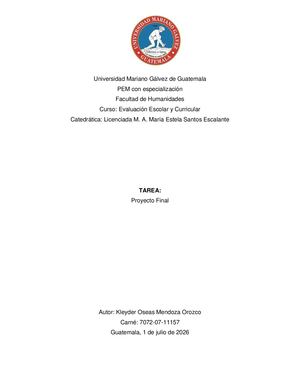 Proyecto Final