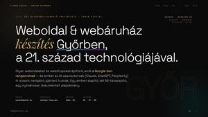 Weboldal készítés Győr | Webáruház tervezés és készítés