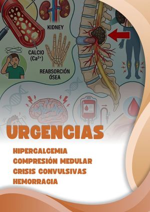 Urgencias Hipercalcemia, Compresión Medular, Crisis Convulsivas, Hemorragia Grupo 1