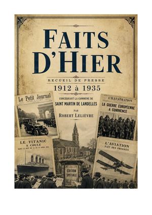 Faits D'hier