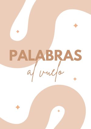 Palabras