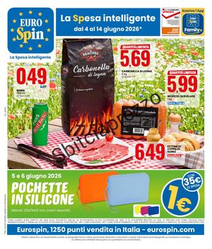 Volantino Eurospin Dal 04 Al 14 Giugno 2026