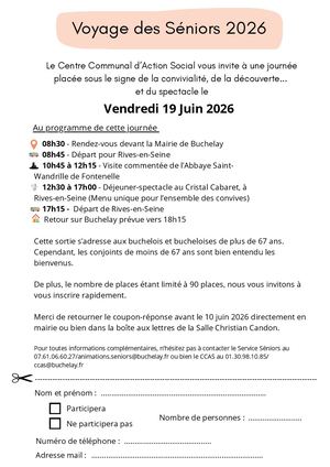 Journée seniors 2026