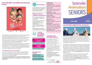 Sotteville animation seniors Juin 2026