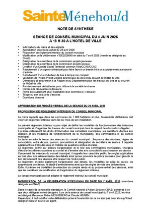 Note De Synthese 04 06 2026