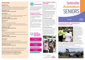 Sotteville animation seniors Mai 2026