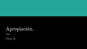Apropiación