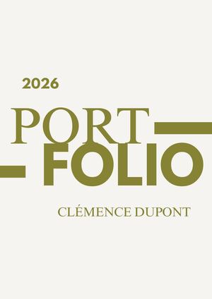 Portfolio Dupont Clémence