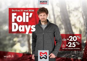 Folidays Wurth 4 Au 31 Mai 2026
