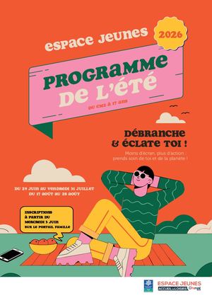 Plaquette Espace Jeunes - Été 2026