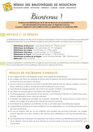 Reglement Bibliotheque 2026