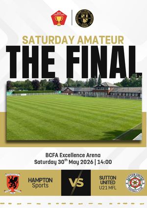 Saturday Amateur Cup Programme 2025/26