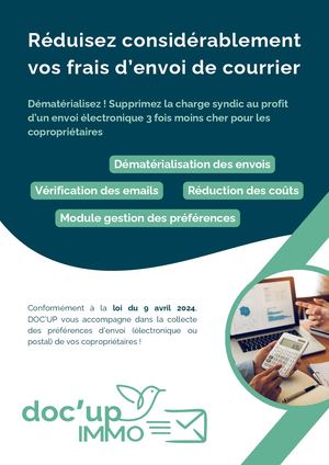 Réduisez vos frais d'envoi - Doc'Up Immo