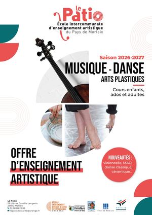 Le Patio Offre d'enseignement artistique 2026 27