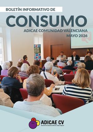 Boletín Informativo de Consumo Mayo 2026 de ADICAE Valencia