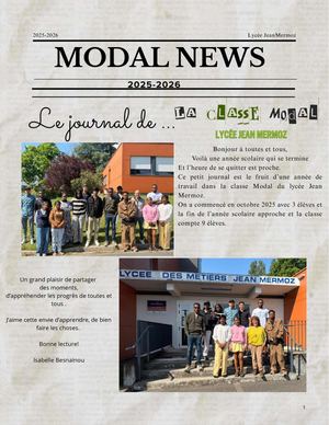 Modal News 2025-2026