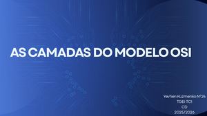 Trabalho individual - Modelo OSI