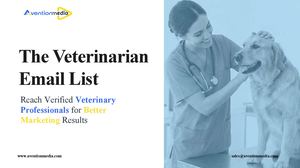 Verified Veterinary Professionals Contact Database