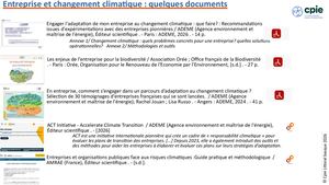 Entreprise  et Changement Climatique