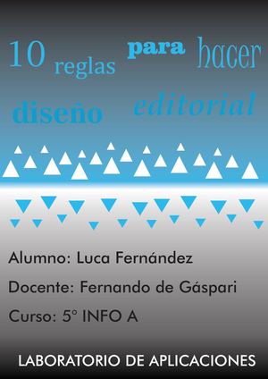 Diseño Editorial Fernandez Luca