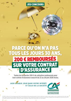 Flyer 30ans Assurance Jeu Concours A5