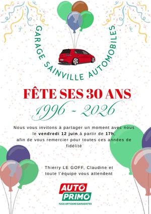 Anniversaire 30 Ans Sainville Automobiles