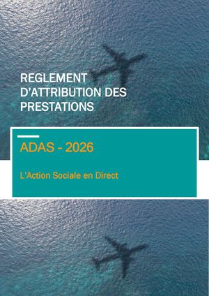 Règlement D'attribution 2026