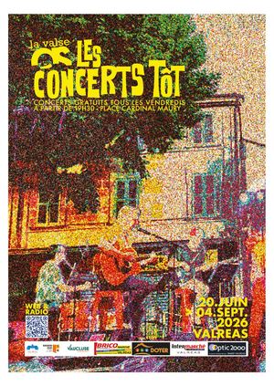 PROGRAMME CONCERTS TÔT 2026
