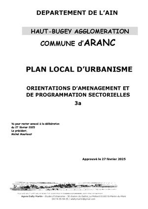 3a - OAP Sectorielles