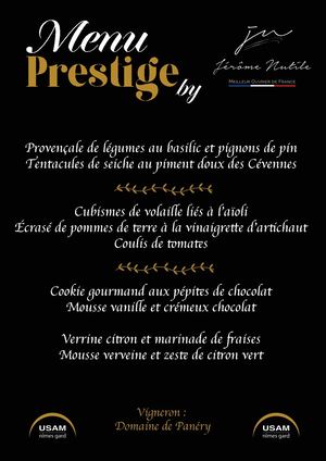 Menu Prestige