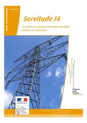 15 I4a Servitude Voisinage Ligne Electrique Aerienne Ou Souterraine